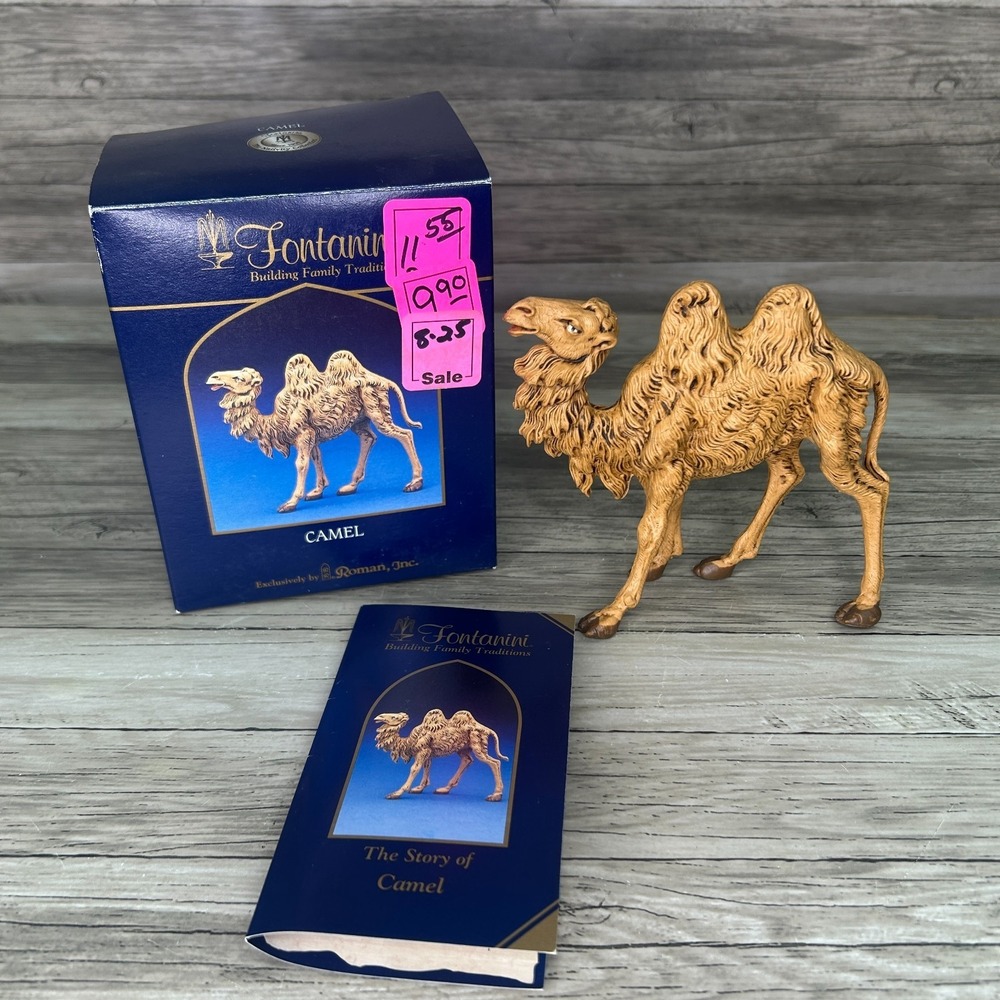 Fontanini Camel Italy 5" Heirloom Nativity 1992 Box & Card 52544